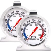 [NEUWERTIG] 2er-Pack Ofenthermometer, 300℃/600℉ Lebensmittel-Kochthermometer, Edelstahlthermometer für Holzofen, Brotofen, Gebäck – INHHUB von DPZO