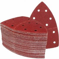 [NEUWERTIG] 50er-Packung 105 x 152 mm Dreieck-Schleifblätter, Körnung 80, passend für verschiedene Schleifmaschinen von DPZO