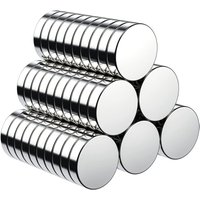 [NEUWERTIG] 60 Magnete, ultrastarker Kühlschrankmagnet 10 x 2 mm, kleine runde Magnete für Kühlschrank, Magnetplatte, Tür, Tafel, Karte – kostenlose von DPZO