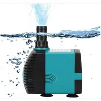 [NEUWERTIG] 800L/H 15W Tauchpumpe für Aquarium, Gartenbrunnen, Pool, Fischtank, Hydrokultursysteme, mit 2 Düsen-INHHUB von DPZO