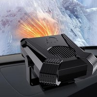 [NEUWERTIG] Autoheizung, 12 V, 150 W, 2-in-1-Heiz- und Kühllüfter, tragbarer elektrischer Heizlüfter mit Zigarettenanzünderstecker, um 360 Grad von DPZO
