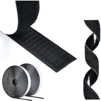[NEUWERTIG] Doppelseitiges Klebeband, 6 m doppelseitiges Klebeband, 20 mm starkes Klettband für Haushalt, Heimwerker und Moskitonetze, Schwarz von DPZO