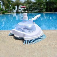 [NEUWERTIG] Garten Schwimmbad Reinigung Vakuum Kopf Bürste Langlebig Unterwasser Wasser Reiniger Saugnäpfe Pool Bürste Pool Zubehör Boden und Wand von DPZO