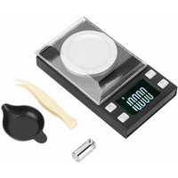 [NEUWERTIG] Hochpräzise digitale elektronische Waage mit 0,001 g, tragbar mit LCD-Display, ideal zum Wiegen von Schmuck, Goldpillen usw. (50 g von DPZO