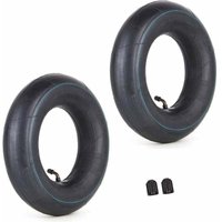 [NEUWERTIG] INHHUB 2er-Pack 4.00/3.50-6 Schläuche mit gebogenem TR87-Ventilschaft, passend für Sackkarren, Rasenmäher, Gartenanhänger, von DPZO