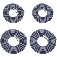[NEUWERTIG] INHHUB 4er-Pack universelle Ersatzseile für Gartenliege, Sonnenliege, Bungee-Stuhl und Anti-Schwerkraft-Stuhl, Grau von DPZO