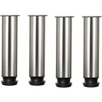 [NEUWERTIG] INHHUB 4er-Set 25 cm höhenverstellbare Möbelbeine aus Edelstahl, ideal für Sofa, Tisch, Schränke.-INHHUB von DPZO