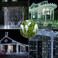 [NEUWERTIG] INHHUB LED Lichterkette Weihnachtsdekoration, Weiß, 10M 100 LEDs-INHHUB von DPZO