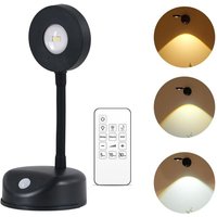 [NEUWERTIG] Kabellose Wandlampe mit Fernbedienung, Kabellose Wandleuchte mit 3 Beleuchtungsmodi, USB wiederaufladbare Bilderleuchte, von DPZO