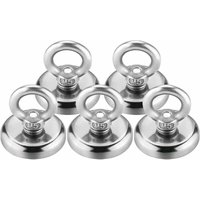[NEUWERTIG] Neodym-Magnet, 32 mm starker Magnet, 35 kg Zugkraft, starker Magnet, runder Neodym-Magnet (5 Stück) von DPZO