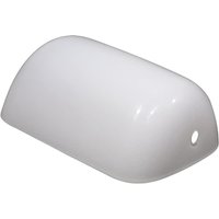 [NEUWERTIG] Schreibtischlampenschirm Weiß 22,5 cm Glas Ersatzschirm Bankerlampe Glaslampenschirm Tischlampenschirm für Schreibtischlampe von DPZO