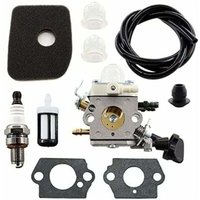 [NEUWERTIG] Vergaser-Kit mit Luftfilter und Zündkerze für Stihl BG86 SH56 SH56C SH86 SH86C BG86CE BG86Z BG86CEZ Laubbläser, ersetzt ZAMA C1M-S261B, von DPZO