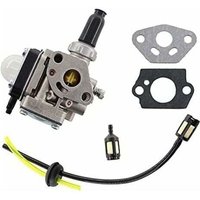 [NEUWERTIG] Vergaser für Kawasaki TH43, TH48 Motor, passend für Rasenmäher, ausgestattet mit universellem Kraftstofffilter und Dichtung.-INHHUB von DPZO