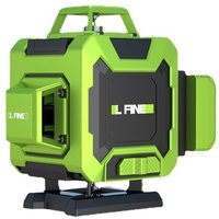 Nivel láser de 16x 360°, láser verde autonivelante, líneas cruzadas verticales y horizontales, control remoto integrado, 2 baterías recargables de Nivel láser de 16x 360°, láser verde autonivelante, líneas cruzadas verticales y horizontales, control remoto integrado, 2 baterías recargables de von DPZO