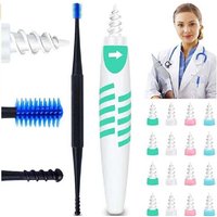 Ohrenreiniger, Spiral-Ohrreiniger, Ohrenreinigungsset und 16 waschbare Ohrenschützer, Ohrenreiniger, Ohrenreiniger, Ohrenreinigung für Erwachsene von DPZO