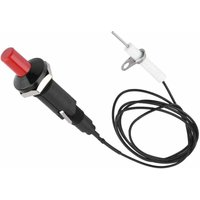 Piezozündung, Druckknopfzünder mit 1m Kabel für Gaskamin und Küchenanzünder von DPZO
