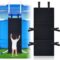 Poolleiterabdeckung 38 x 78 cm, Leiterabdeckung für oberirdische Pools, um das Klettern und Fallen von Kindern zu verhindern, Leiterabdeckung für von DPZO