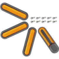 Reflektorstreifen für M365/Pro/1S/Essential/Pro2/Mi3 - Selbstklebende Reflektorfolie für Elektro-Tretroller - Verbessert Sichtbarkeit & Sicherheit im von DPZO