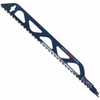 Säbelsägeblatt aus Wolframkarbidstahl – für Metall, Holz, Stein, Porenbeton, Ziegel, Zementplatten – Länge 455 mm (Modell S2243HM) – INHHUB von DPZO