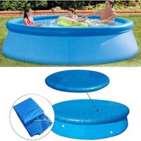 Schwimmbadabdeckung, runde Pool-Schutzabdeckung, langlebige, staubdichte Poolabdeckung für oberirdische Pools, 183 cm (6 Fuß) von DPZO