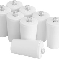 Set mit 8 weißen Rollladenstoppern aus PVC mit einer Größe von 40 mm. Set mit 8 weißen Rollladenstoppern aus PVC mit einer Größe von 40 mm. von DPZO