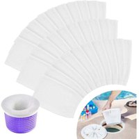 Skimmersocken für Schwimmbäder, wiederverwendbare Skimmersocken für Skimmerkörbe – 20 Stück Skimmersocken für Schwimmbäder, wiederverwendbare Skimmersocken für Skimmerkörbe – 20 Stück von DPZO