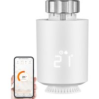 Smarter Heizkörperthermostat WiFi - Intelligentes Thermostatventil mit App Steuerung - Kompatibel mit Alexa & Google Home - Programmierbar für von DPZO