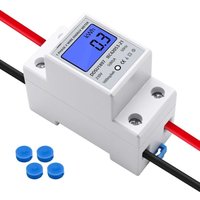 Stromzähler, Energiezähler 230 V 5 (80) A 2-Draht 2P LCD-Digitalanzeige mit DIN-Schiene, einphasig, elektronisch, Schienen-elektronisch, digital, von DPZO