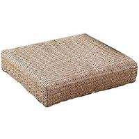 Tatami Bodenkissen Zafu, Umweltfreundliches Meditationskissen, Flachgestricktes Strohkissen, 40 cm von DPZO