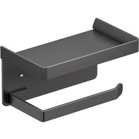 Toilettenpapierhalter zur Wandmontage, Toilettenpapierhalter, Toilettenpapierhalter aus Space-Aluminium, Installation mit Schrauben oder Toilettenpapierhalter zur Wandmontage, Toilettenpapierhalter, Toilettenpapierhalter aus Space-Aluminium, Installation mit Schrauben oder von DPZO