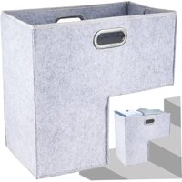 Treppen-Organizer 42x42x10cm • Stufenkorb aus Filz • Falbar & Platzsparend • Für Schuhaufbewahrung, Spielzeug, Deko • Einfache Montage ohne Bohren • von DPZO