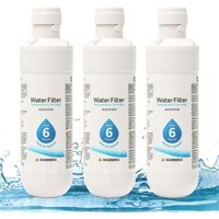 Universeller Wasserfilter für LG LT1000P Kühlschrank, 3 Stück von DPZO