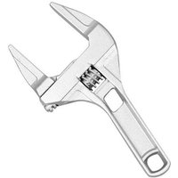 Verstellbarer Schraubenschlüssel, große Öffnung, Badezimmerschlüssel, breite Backe, 16–68 mm, Aluminiumlegierung, verstellbarer von DPZO