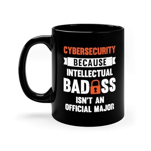 Cybersecurity Student Mug Cyber Secuirty Future Network Engineer College Graduate Digital Forensics Hacking Prevention (325 ml) von DPgUfPV