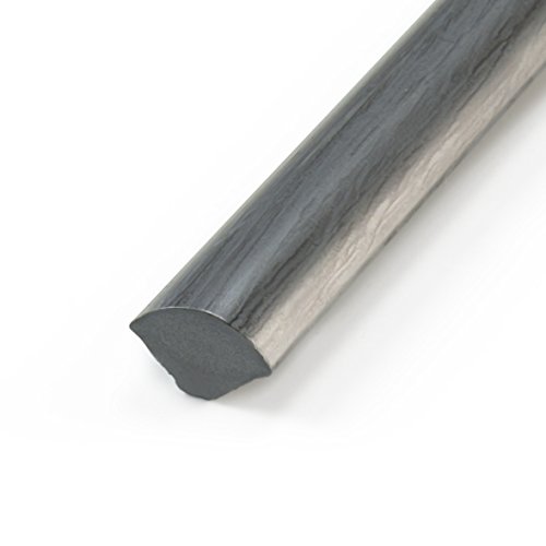 2,5m DQ-PP PVC VIERTELSTAB | Grau | 13mm x 13mm | Kunstoff Winkelprofil 2,5m DQ-PP PVC VIERTELSTAB | Grau | 13mm x 13mm | Kunstoff Winkelprofil von DQ-PP