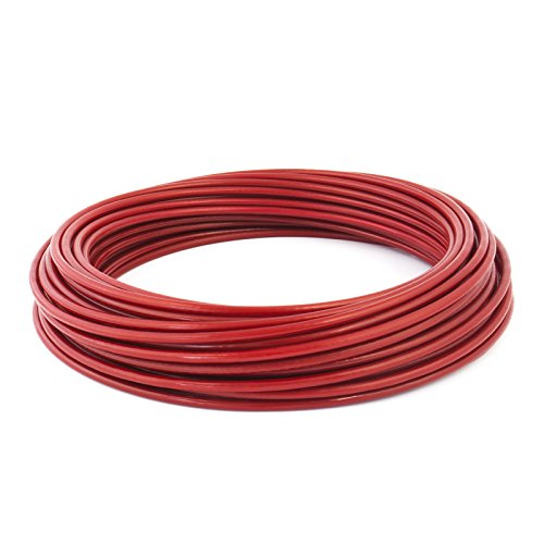 40m DRAHTSEIL in PVC 3/6mm ROT verzinkt Stahlseil Seil Draht Stahl 40m DRAHTSEIL in PVC 3/6mm ROT verzinkt Stahlseil Seil Draht Stahl von DQ-PP