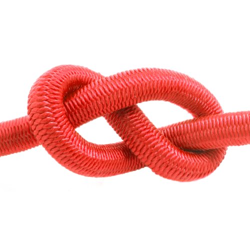 DQ-PP Gummiseil | 4mm | 5m | Rot | Expanderseil Expander Gummischnur Gummikordel Spannseil Planen Seil Spanngummi von DQ-PP