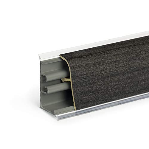 DQ-PP 1,5m WINKELLEISTE | Eiche graphit | 37 x 24mm | PVC | GRATIS Schrauben | Küchenleiste Arbeitsplatte Abschlussleiste Leiste Küche Küchenabschlussleiste Wandabschlussleiste Tischplattenleisten DQ-PP 1,5m WINKELLEISTE | Eiche graphit | 37 x 24mm | PVC | GRATIS Schrauben | Küchenleiste Arbeitsplatte Abschlussleiste Leiste Küche Küchenabschlussleiste Wandabschlussleiste Tischplattenleisten von DQ-PP