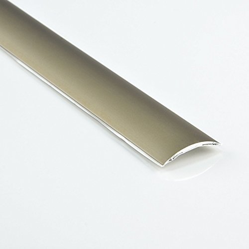 [DQ-PP] 1 x ALU PROFIL Übergangsprofil 30mm selbstklebend Farbe: sahara, Länge: 90cm Dehnungsprofil Teppichschiene Schweller Laminat Parkett NEU von DQ-PP
