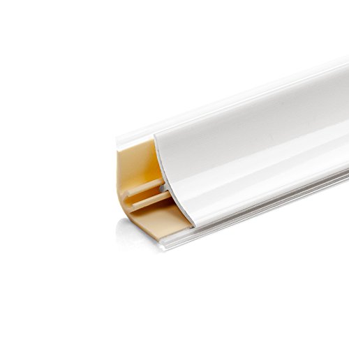 DQ-PP 3m WINKELLEISTE | Weiss glänzend | 13 x 13mm | PVC | Küchenleiste Arbeitsplatte Abschlussleiste Küchenabschlussleiste Wandabschlussleiste Tischplattenleisten von DQ-PP