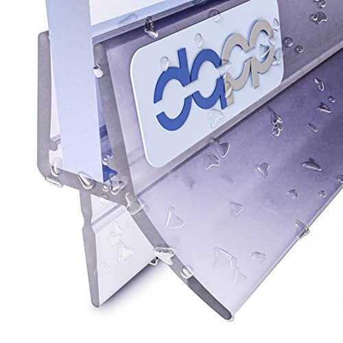 DQ-PP Duschdichtung 50cm | Dichtung für 3,5mm – 5mm Glastür Stärke | UK13 | Wasserablaufprofil Wasserabweisprofil | Duschkabinen Duschabdichtung Duschwand | Ersatzteile für Duschkabine | Transparent DQ-PP Duschdichtung 50cm | Dichtung für 3,5mm – 5mm Glastür Stärke | UK13 | Wasserablaufprofil Wasserabweisprofil | Duschkabinen Duschabdichtung Duschwand | Ersatzteile für Duschkabine | Transparent von DQ-PP