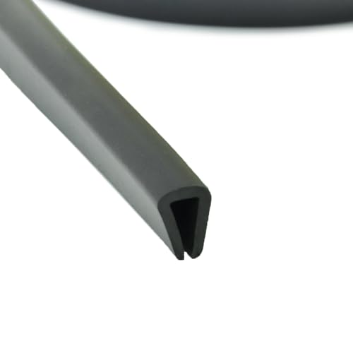 DQ-PP 5m Kantenschutzprofil UKS-583 7x11mm Mehrzweck – Autodichtung Fassungsprofil Kederband U-Profil von DQ-PP