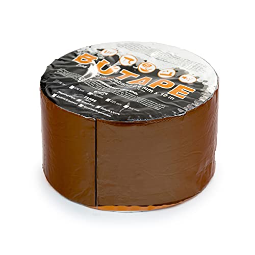 DQ-PP Dachdeckerband 300mm | 4 Rollen (40 Meter) | Farbe Ziegelrot | Abdichtband | Reparaturband | selbstklebendes | Dachband | Deckerband | Band | Dachreparaturband von DQ-PP