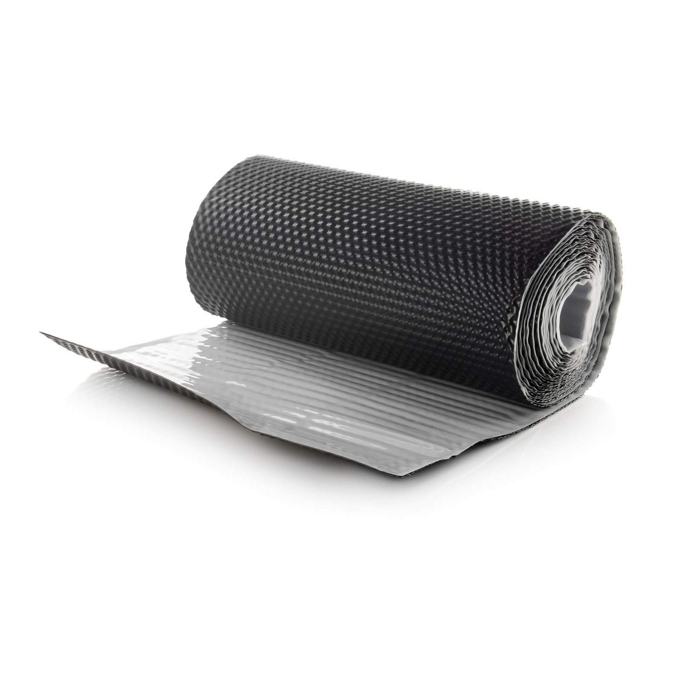 DQ-PP Dichtband DQ-PP WANDANSCHLUSSBAND 5m, B 300mm, Selbstklebend, Dachabdeckung Aluminium und Butyl, Dach Kaminanschlussband, 3D Struktur von DQ-PP