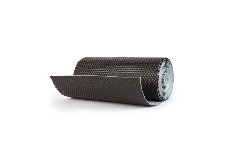 DQ-PP Dichtband DQ-PP WANDANSCHLUSSBAND 5m, B 300mm, Selbstklebend, Dachabdeckung Aluminium und Butyl, Dach Kaminanschlussband, 3D Struktur von DQ-PP