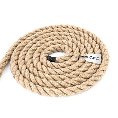 DQ-PP JUTESEIL | 30m | 18mm stark | Kordel Natur Braun Naturfasern | Jutekordel| Deko Seil | Dekokordel | DIY Dekoration | Makramee | Garten Jute Tau Seil Tauwerk Tauziehen Handlauf von DQ-PP