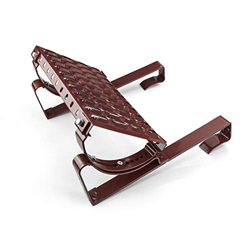 DQ-PP STEIGTRITT SET | 80cm | Kastanienrot RAL 8004 | Stahl verzinkt | Dachtritt Komplett für Dachziegel | Kaminpodest Steigtritt Dach | Gitterrost Tritt DQ-PP STEIGTRITT SET | 80cm | Kastanienrot RAL 8004 | Stahl verzinkt | Dachtritt Komplett für Dachziegel | Kaminpodest Steigtritt Dach | Gitterrost Tritt von DQ-PP