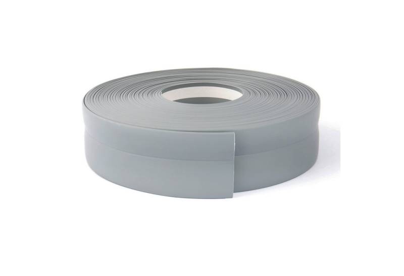 DQ-PP Sockelleiste DQ-PP WEICHSOCKELLEISTE 100m(4x25m), 32x23mm,selbstklebend,Gummileiste, PCV, Sockelleiste, Abschlussleiste, Bodenleiste, Winkelprofil von DQ-PP