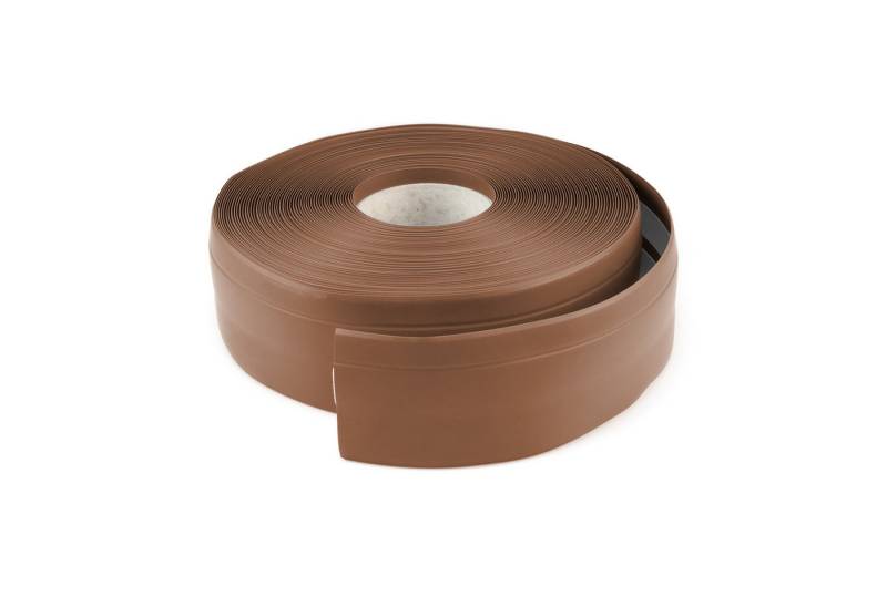 DQ-PP Sockelleiste DQ-PP WEICHSOCKELLEISTE 175m(7x25m), 50x15mm,selbstklebend,Gummileiste, PCV, Sockelleiste, Abschlussleiste, Bodenleiste, Winkelprofil von DQ-PP
