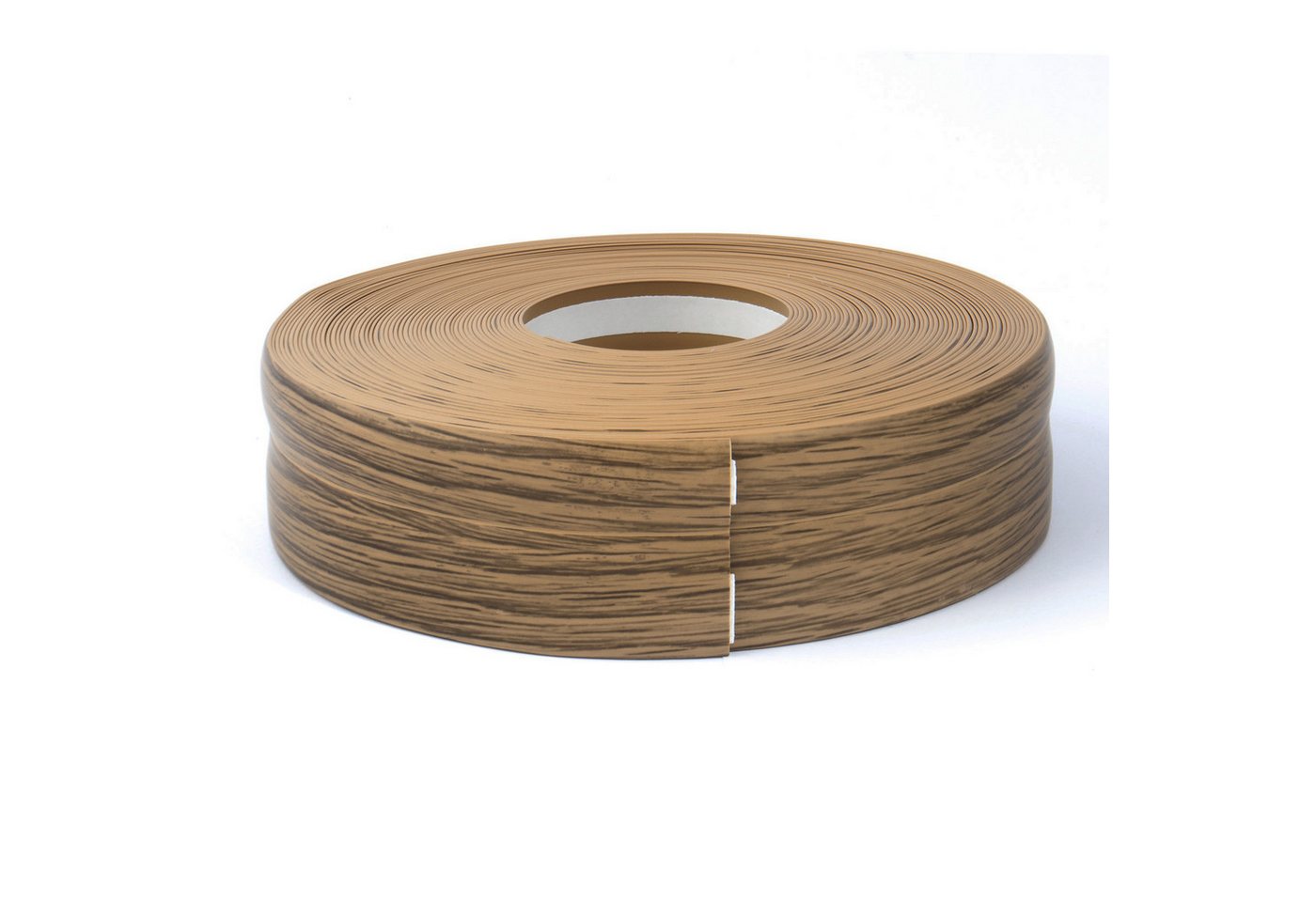 DQ-PP Sockelleiste DQ-PP WEICHSOCKELLEISTE 25m, 32x23mm, selbstklebend, Gummileiste, PVC, Sockelleiste, Abschlussleiste, Bodenleiste, Winkelprofil von DQ-PP